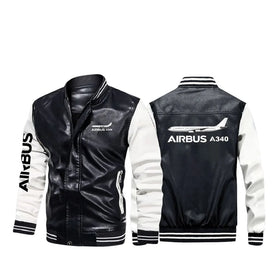 The Airbus A340 Stylish Leather Bomber Jackets