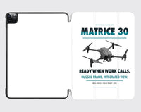 Thumbnail for DJI Matrice 30 design on white ipad tablet case