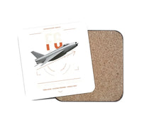 Thumbnail for English Electric Lightning F6 design on white 1 piece coaster