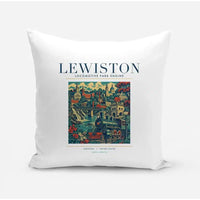 Thumbnail for LEWISTON - Poster - Pillow - White