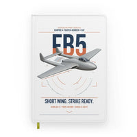 Thumbnail for de Havilland Vampire FB5 design on white notebook