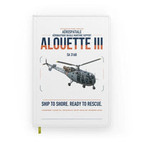 Thumbnail for Aérospatiale SA 316B Alouette III design on white notebook