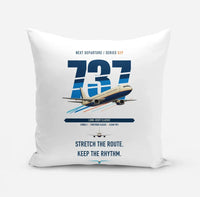 Thumbnail for Boeing 737-400 Classic design on white pillow