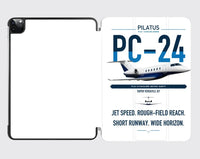 Thumbnail for Pilatus PC-24 design on white ipad tablet case