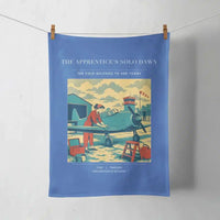 Thumbnail for VINTAGE G4427 - The Apprentice's Solo Dawn - Designed Towels design on blue