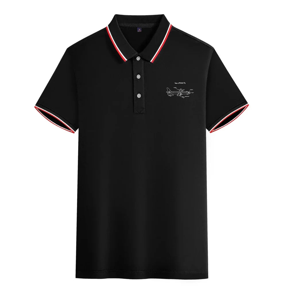 Customisable How Planes Fly Polo Shirt - view 2