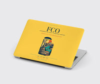 Thumbnail for Rome Leonardo da Vinci Fiumicino Airport (FCO) design on yellow MacBook case