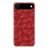 Thumbnail for Paper Airplane & Fly-Red iPhone Case - view 2