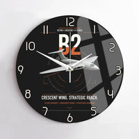 Thumbnail for Handley Page Victor B2 design on black no frame wall clock