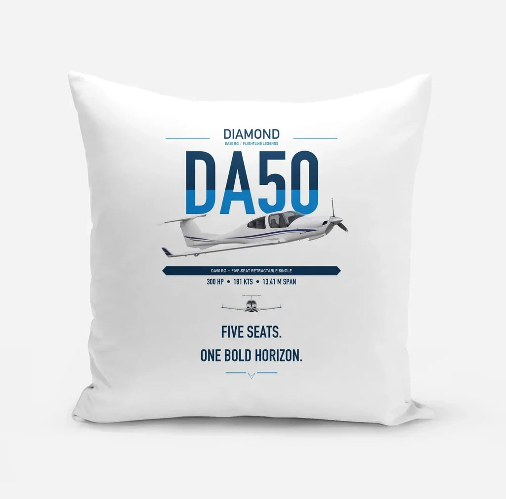 Diamond DA50 RG design on white pillow