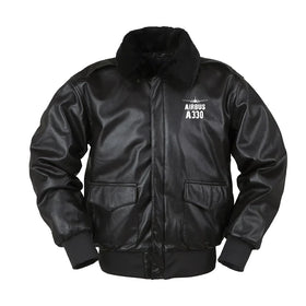 Airbus A330 & Plane Leather Bomber Jackets