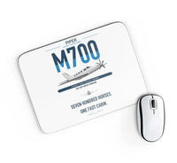 Thumbnail for Piper M700 Fury design on white rectangle mouse pad