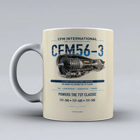 Thumbnail for Mug design on beige cfm56 3