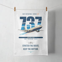 Thumbnail for Boeing 737-400 Classic design on white towel