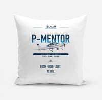 Thumbnail for Tecnam P-Mentor design on white pillow