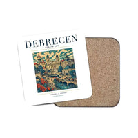 Thumbnail for DEBRECEN - Poster - Coaster - White