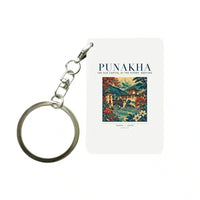 Thumbnail for PUNAKHA - Poster - Key Chain - White