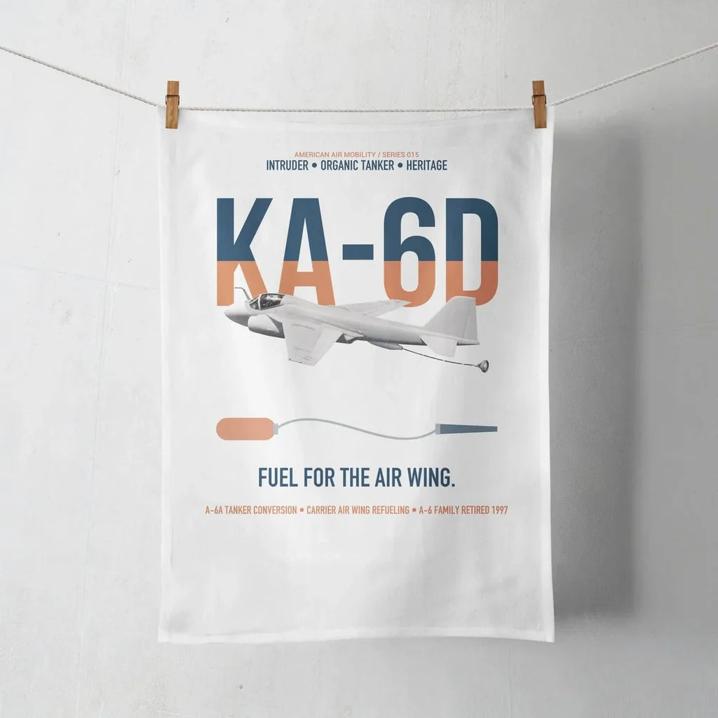 KA-6D Intruder design on white towel