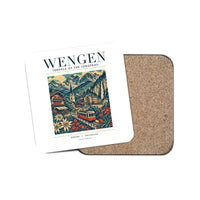 Thumbnail for WENGEN - Poster - Coaster - White