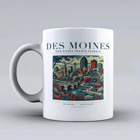 Thumbnail for DES MOINES - Poster - Mug - White