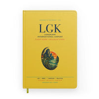 Thumbnail for Langkawi International Airport (LGK) design on yellow notebook