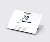 Thumbnail for Bombardier Learjet 28 design on white MacBook case