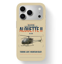 Thumbnail for Sud Aviation SE 3130 Alouette II design on beige magsafe iphone case, for iPhone 17 Pro