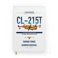 Thumbnail for Canadair CL-215T design on white notebook