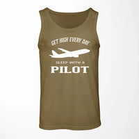 Thumbnail for Get High Every Day Sleep Tank Top - view 2