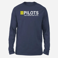 Thumbnail for Pilots They Know How To T-Shirt - view 2