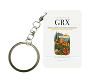 Thumbnail for Federico García Lorca Granada-Jaén Airport (GRX) design on white key chain