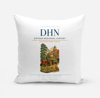 Thumbnail for Dothan Regional Airport (DHN) design on white pillow