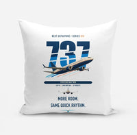 Thumbnail for Boeing 737 MAX 9 design on white pillow