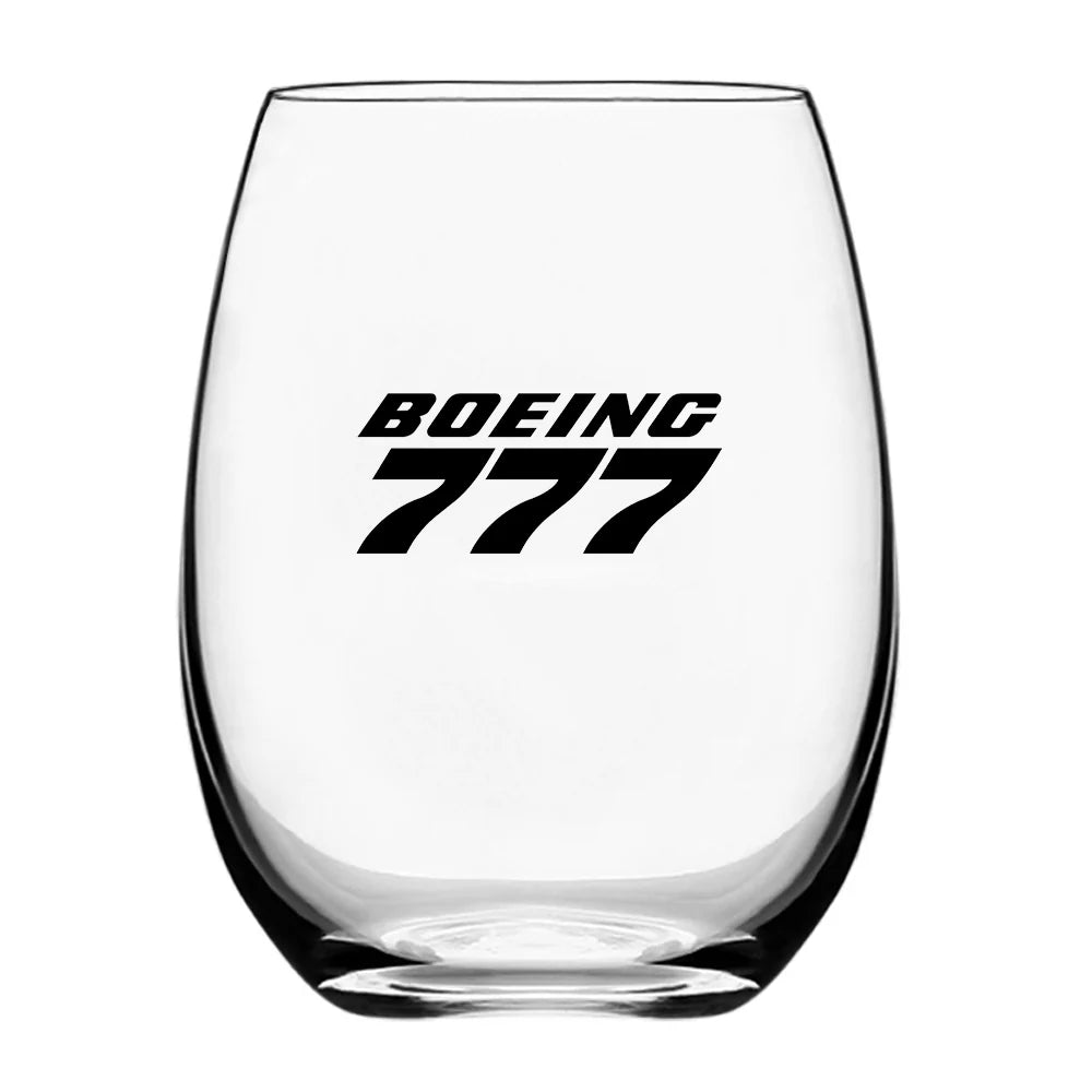 Customisable Boeing 777 Drinking Glass - view 2