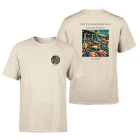 Thumbnail for VINTAGE G4376 - The Taxi Rank Rivalry - Double-Side T-Shirt design on beige double side t shirt