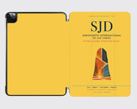 Thumbnail for Aeropuerto Internacional de Los Cabos (SJD) design on yellow ipad tablet case