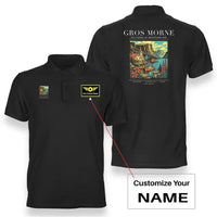 Thumbnail for GROS MORNE - Poster - Double-Side Polo - Black + Name