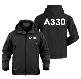 Airbus A330 Flat Text Military Jackets (Customizable)