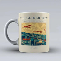 Thumbnail for VINTAGE G4249 - The Glider Tow - Ceramic Mug design on beige