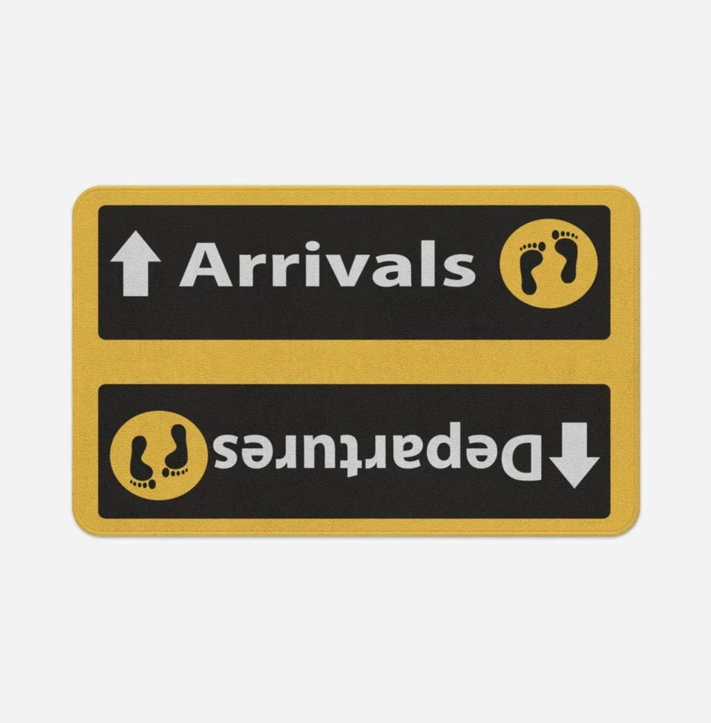 Departures & Arrivals 5 Bath Mat - view 2