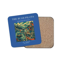 Thumbnail for The Bush Pilots - Designed Coasters design on blue 1-piece