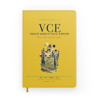 Thumbnail for Venice Marco Polo Airport (VCE) design on yellow notebook