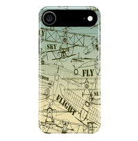 Thumbnail for Retro Airplanes & Text iPhone Case - view 2