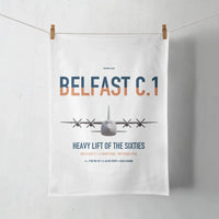 Thumbnail for Short Belfast C.1 design on white towel