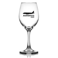 Thumbnail for Customisable Airbus A320 Wine Glass - view 2