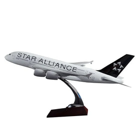 Star Alliance Airbus A380 Airplane Model (Handmade 45CM)