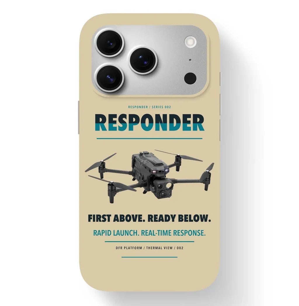 BRINC Responder Case design on beige iphone case