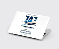 Thumbnail for Boeing 747-400 Dreamlifter design on white MacBook case