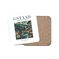 Thumbnail for GSTAAD - Poster - Coaster - White