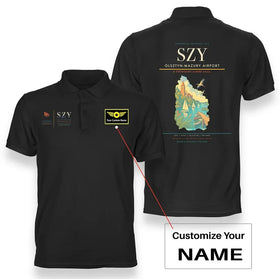 Olsztyn-Mazury Airport (SZY) Premium Polo T-Shirts